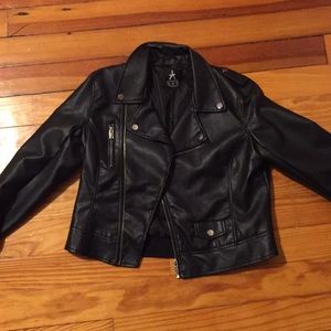 Faux Leather jacket practically new